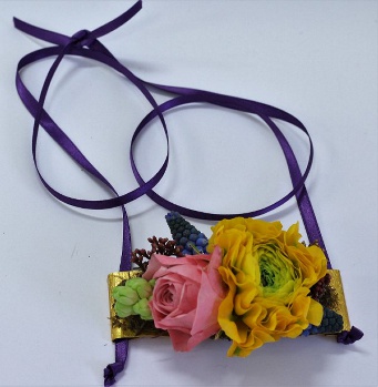 Floral Necklace  |  Periwinkle Flowers Toronto